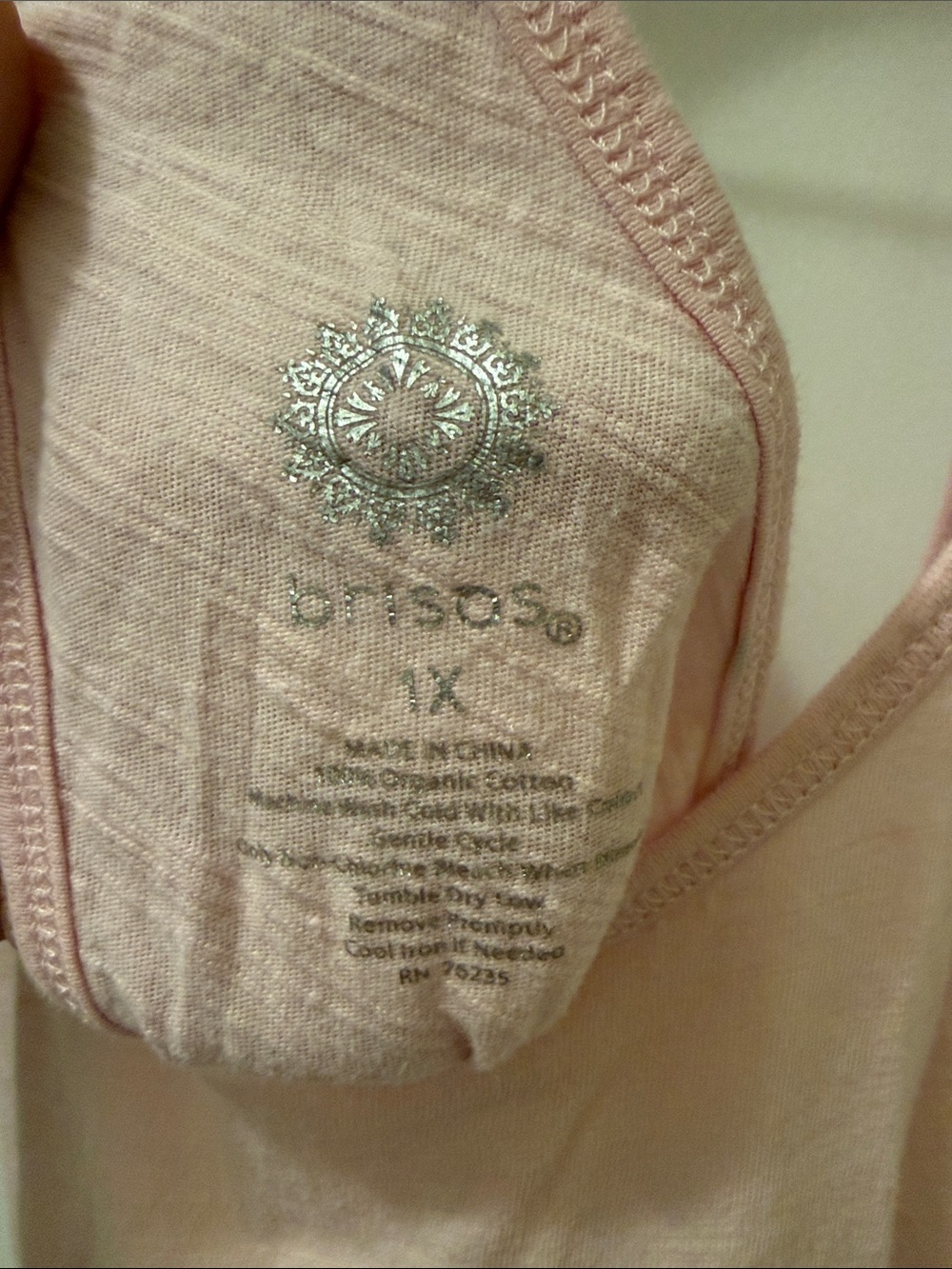 Brisas Open Back Pink Tank Top - Sleeveless Scoop Neck - Picture 2 of 7